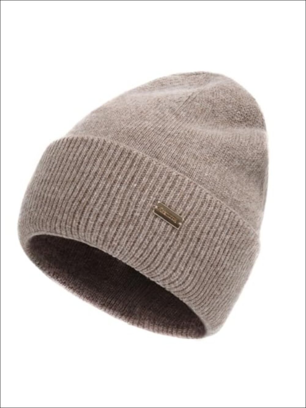 Knit Beanie Double Layer Warm Soft Acrylic Angora Viscose Winter Hat